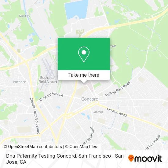 Dna Paternity Testing Concord map