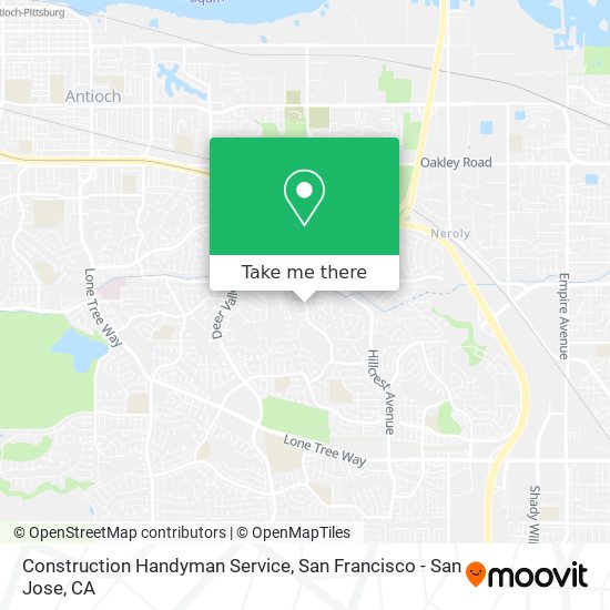 Mapa de Construction Handyman Service