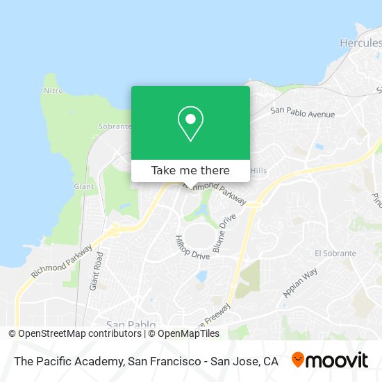 Mapa de The Pacific Academy