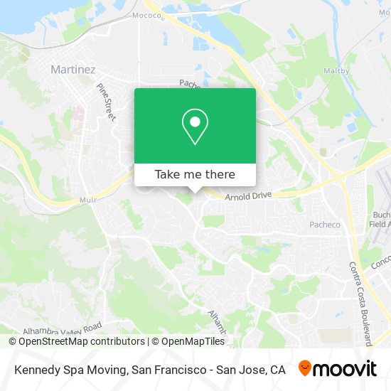 Mapa de Kennedy Spa Moving