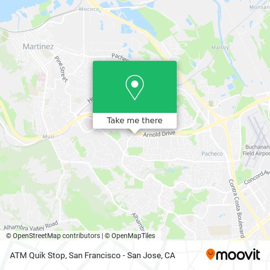 ATM Quik Stop map