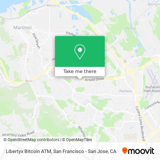 Libertyx Bitcoin ATM map