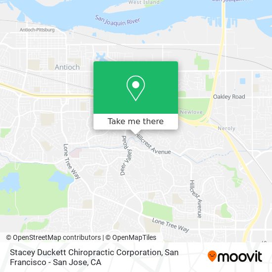 Stacey Duckett Chiropractic Corporation map