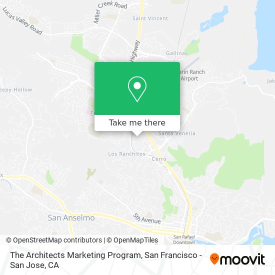 The Architects Marketing Program map