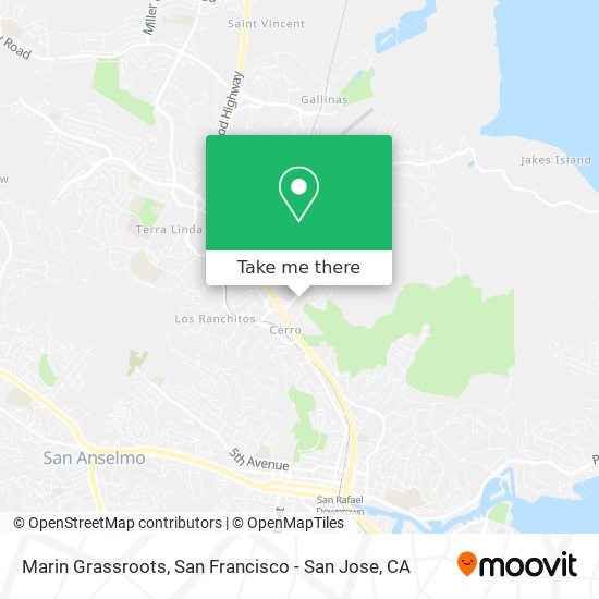 Marin Grassroots map