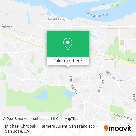 Michael Chrobak - Farmers Agent map