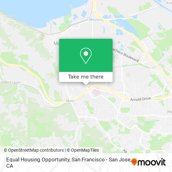 Equal Housing Opportunity map