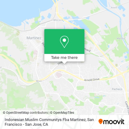 Indonesian Muslim Communitys Fba Martinez map