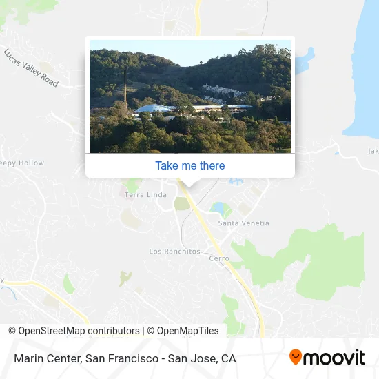 Marin Center map