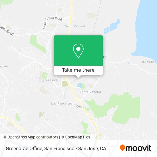 Greenbrae Office map