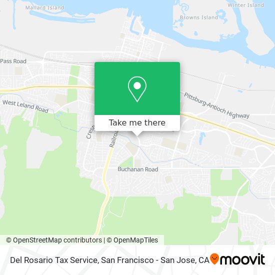 Del Rosario Tax Service map