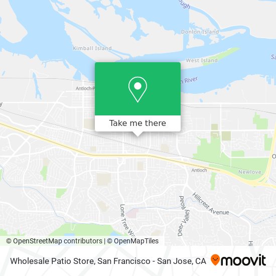 Wholesale Patio Store map