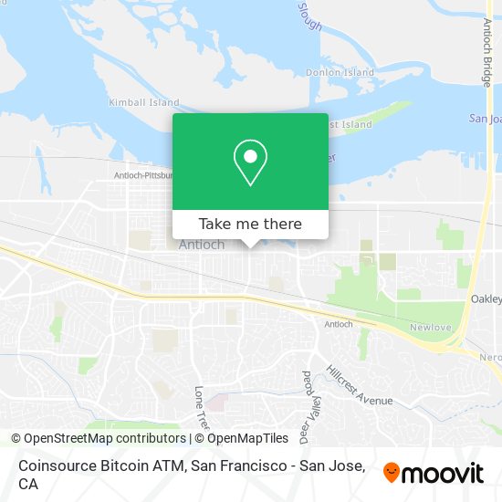 Mapa de Coinsource Bitcoin ATM