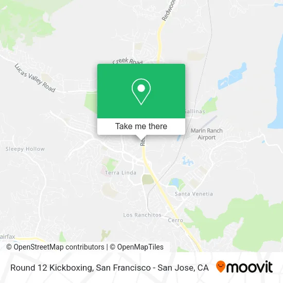 Mapa de Round 12 Kickboxing
