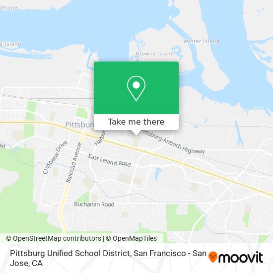 Mapa de Pittsburg Unified School District