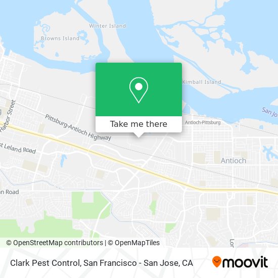 Clark Pest Control map