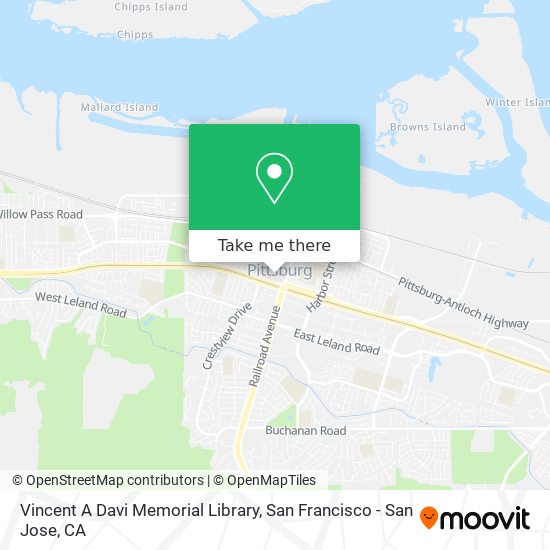 Vincent A Davi Memorial Library map