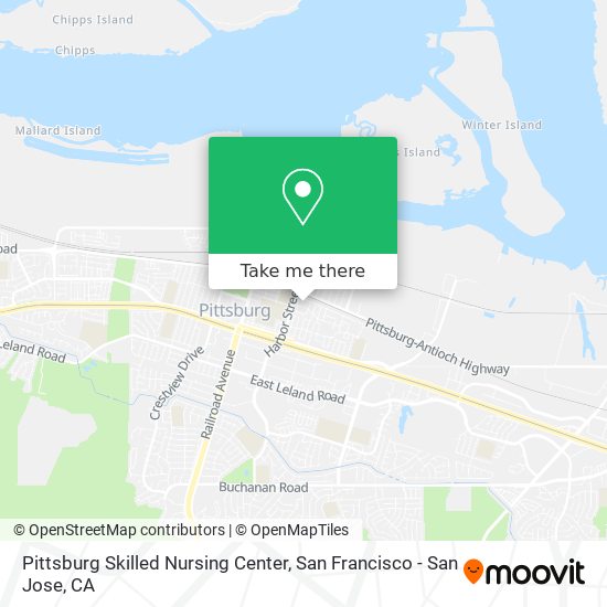 Pittsburg Skilled Nursing Center map