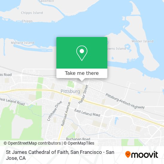 St James Cathedral of Faith map