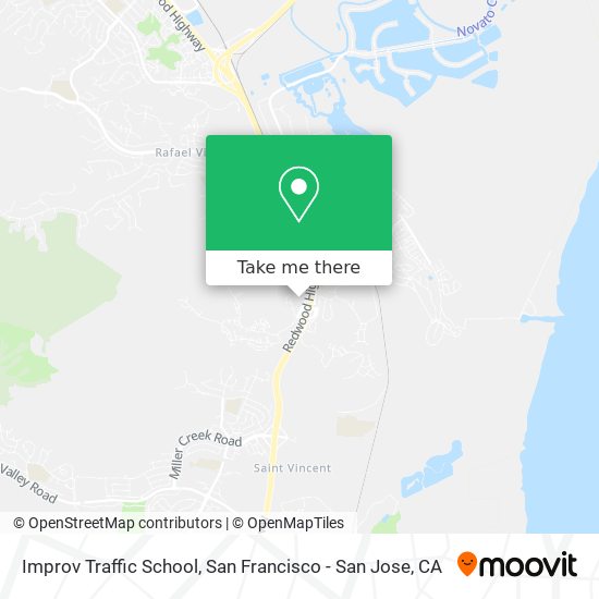 Improv Traffic School map