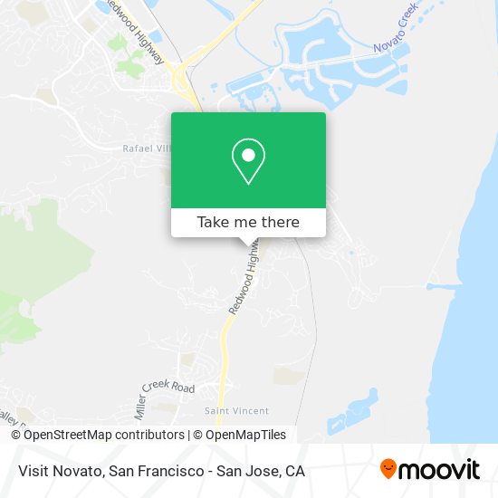 Visit Novato map