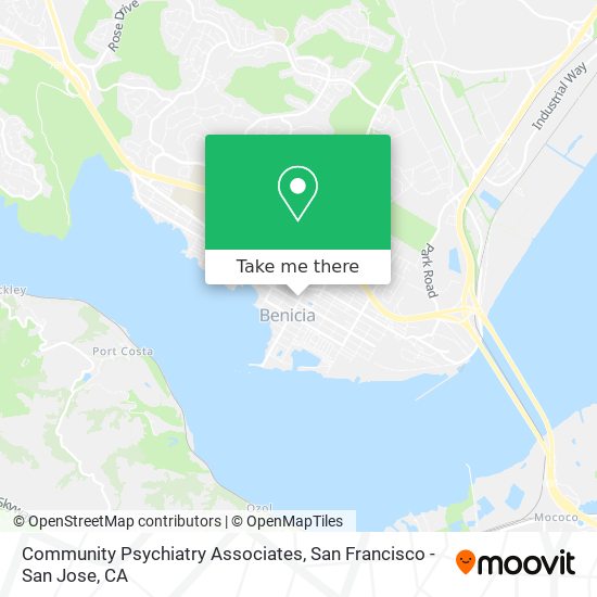 Community Psychiatry Associates map