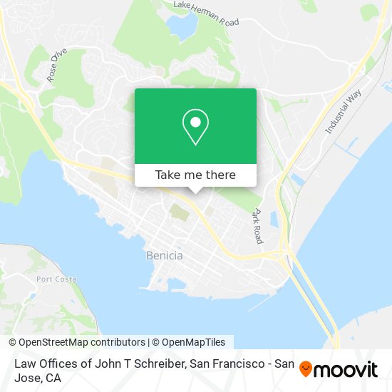 Mapa de Law Offices of John T Schreiber