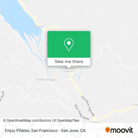 Enjoy Pilates map