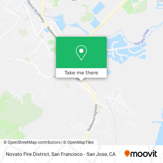 Novato Fire District map