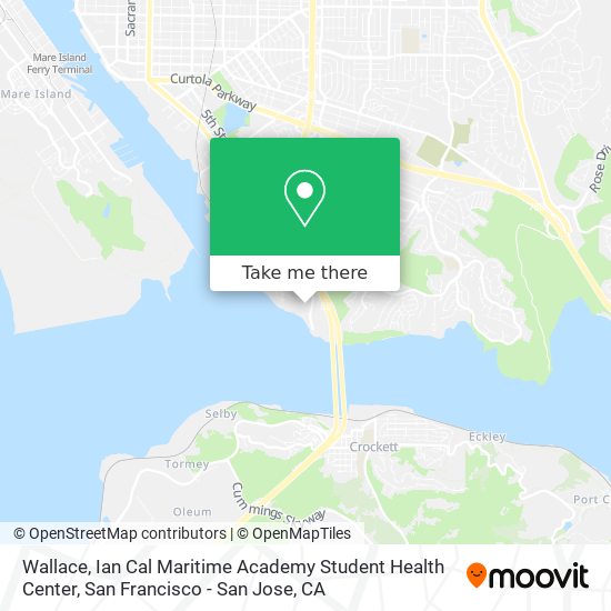 Wallace, Ian Cal Maritime Academy Student Health Center map