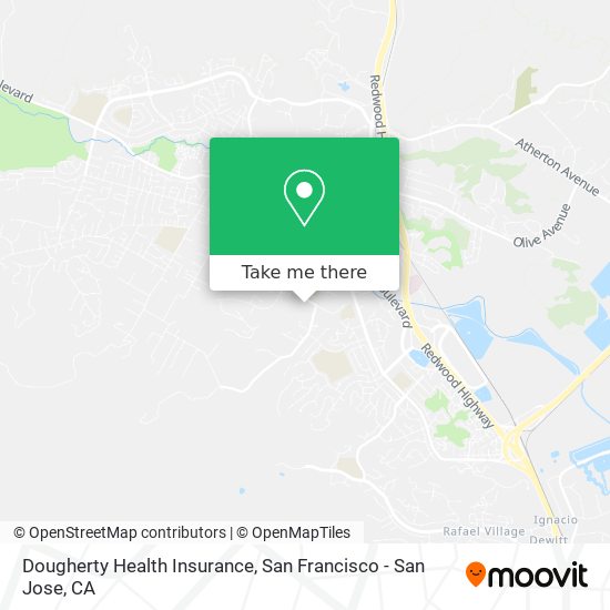 Dougherty Health Insurance map