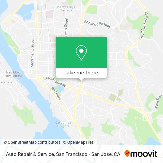 Auto Repair & Service map