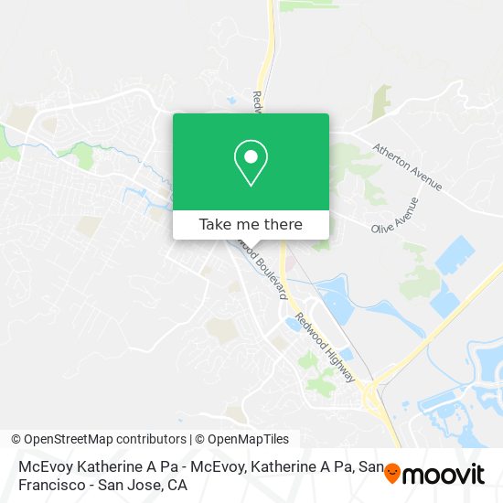 Mapa de McEvoy Katherine A Pa - McEvoy, Katherine A Pa