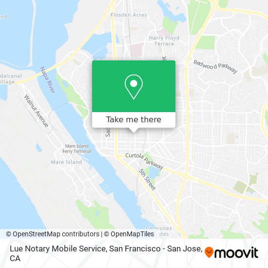 Mapa de Lue Notary Mobile Service