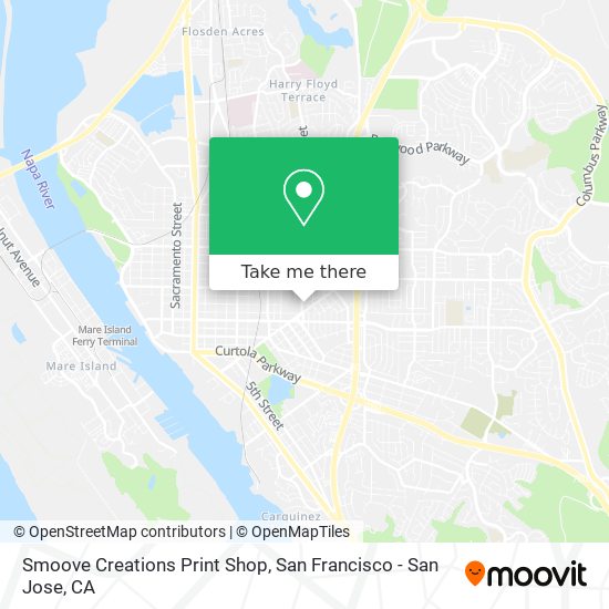 Smoove Creations Print Shop map