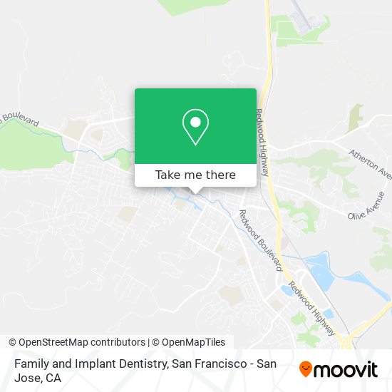 Mapa de Family and Implant Dentistry