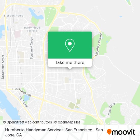 Humberto Handyman Services map