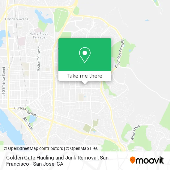 Golden Gate Hauling and Junk Removal map