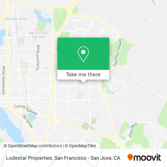 Lodestar Properties map