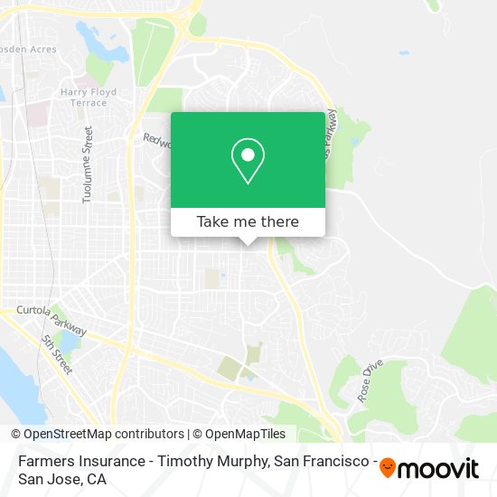 Farmers Insurance - Timothy Murphy map