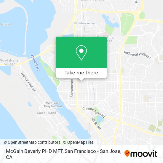 McGain Beverly PHD MFT map