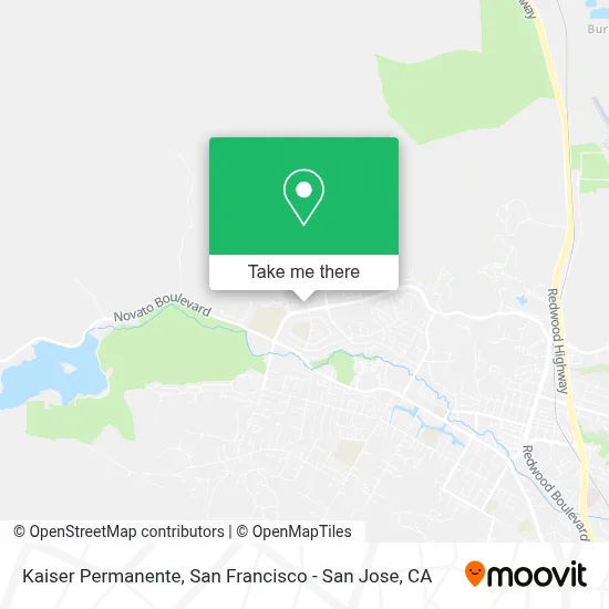 Kaiser Permanente map