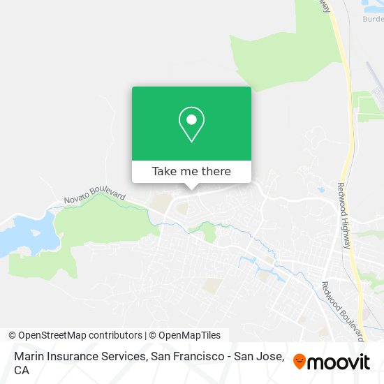 Mapa de Marin Insurance Services