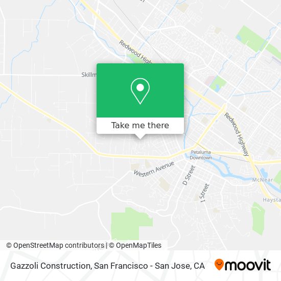 Gazzoli Construction map
