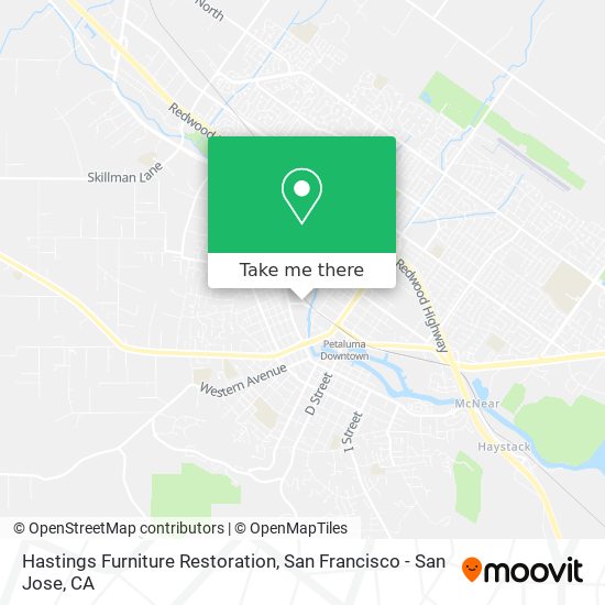 Hastings Furniture Restoration map