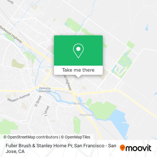Mapa de Fuller Brush & Stanley Home Pr