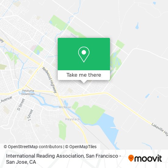 International Reading Association map