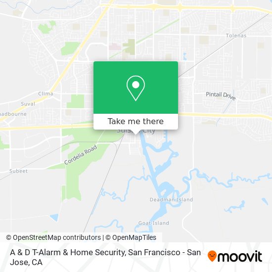 A & D T-Alarm & Home Security map