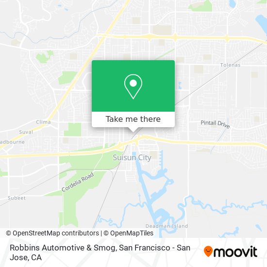 Mapa de Robbins Automotive & Smog