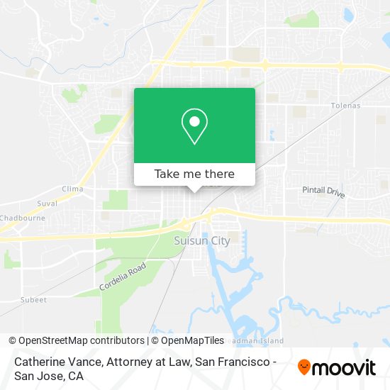 Mapa de Catherine Vance, Attorney at Law